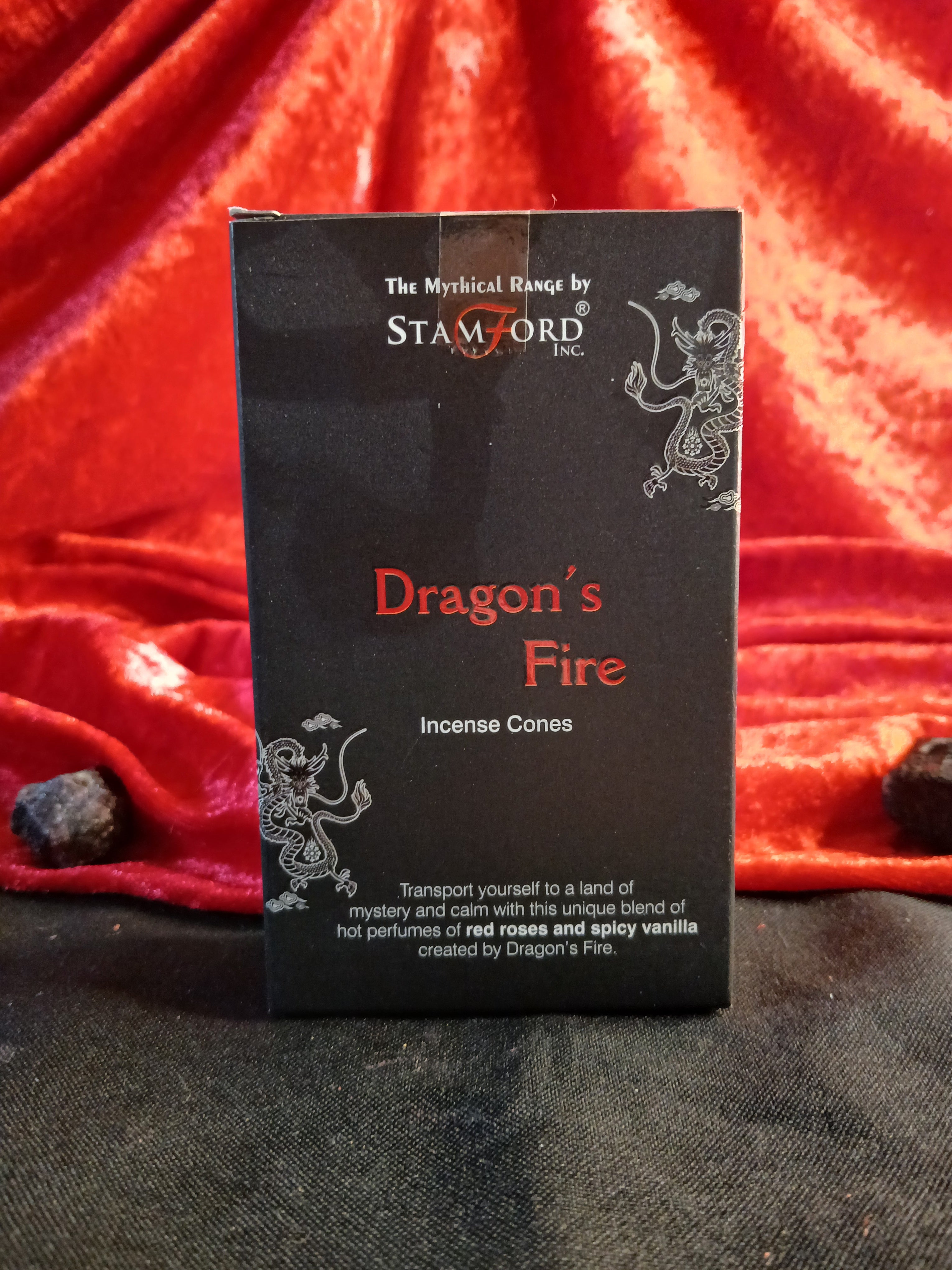 Encens Noir Cônes - Dragon's Fire